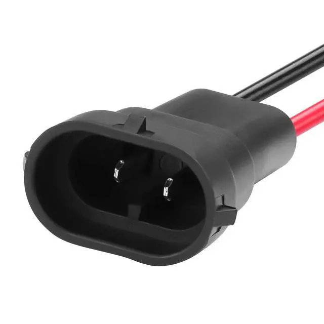 Alt view image 2 of 5 - H8 H11 Car Light Wire Socket Connector 2 PCS Pigtail Socket Wiring Harness Female Connector Adapter for Headlights Fog Lights (2 PCS Male)