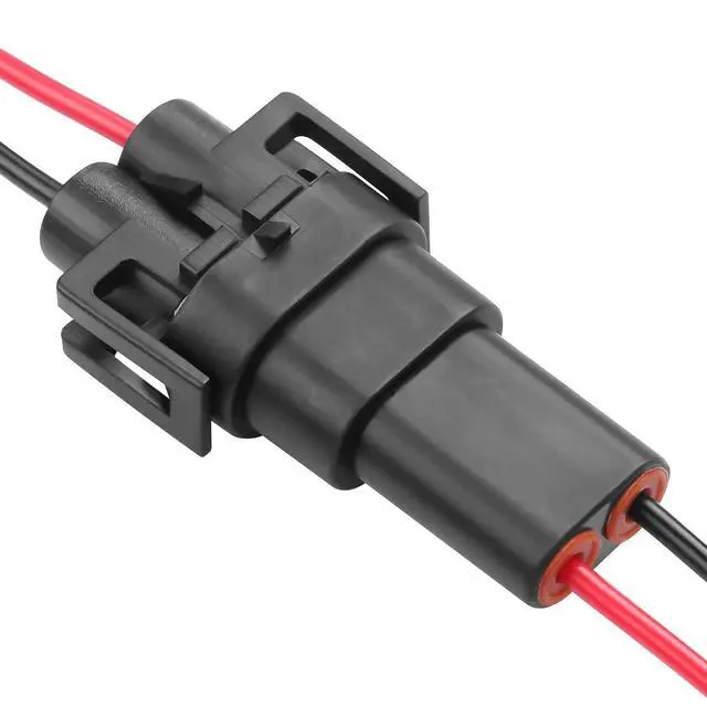 Alt view image 5 of 5 - H8 H11 Car Light Wire Socket Connector 2 PCS Pigtail Socket Wiring Harness Female Connector Adapter for Headlights Fog Lights (2 PCS Male)