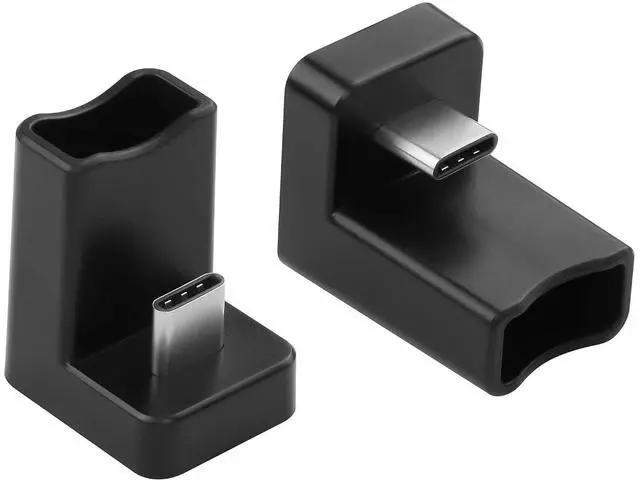 Main image of 2 PCS U Shape USB C Adapter 180 Degree USB C Male to Female Adapter Type C Male to Female Connector Adapter for Mobile Phone, Laptop,USB C Hub etc