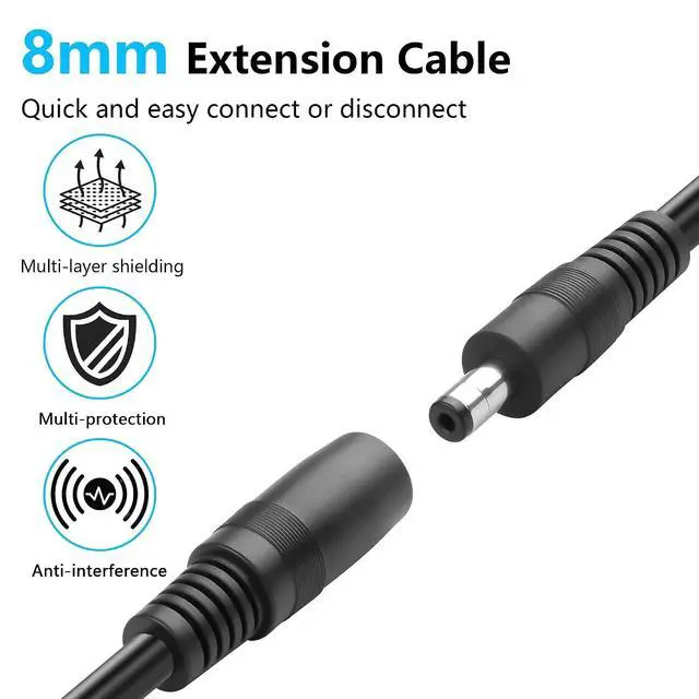 Alt view image 4 of 7 - 2PCS 8020 Famale to 7909 Male Cable 14AWG DC 8020 to 7909 Connector for Solar Panel RV Automotive Marine Portable Power Station Solar Generator (DC8020 to DC7909)