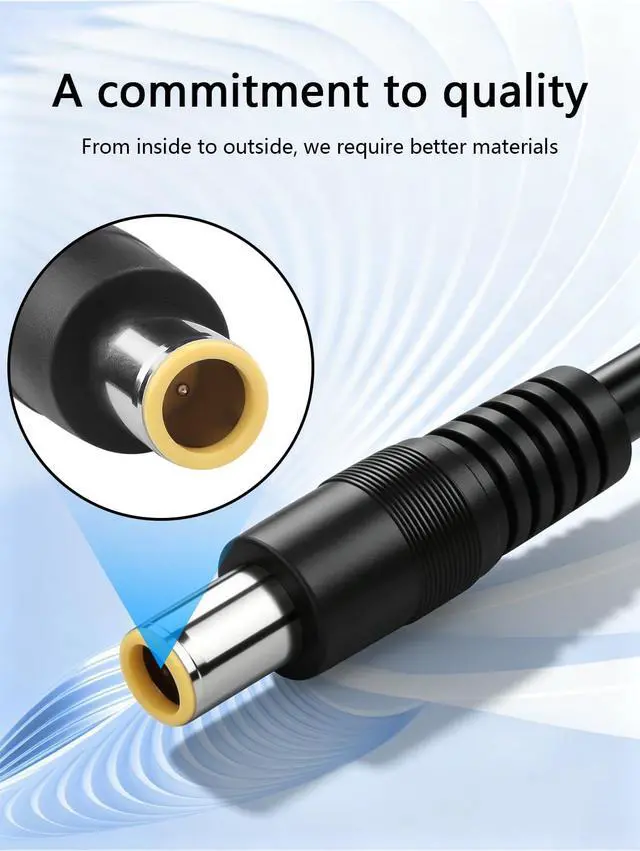 Alt view image 2 of 6 - Type-C Male to DC7909 Female/Male Power Cable, 24V 5A, 18AWG 0.3m, UL2464 OD5.5mm Non-Regulated for Laptop/Industrial/LED (Male-to-Female)