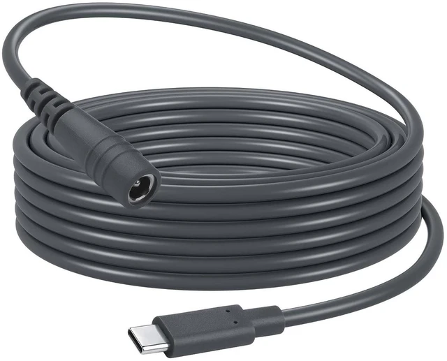 Main image of 2PCS 5M/16FT USB C Male to DC Male Power Cable Adapter for Starlink Mini DC 5521 to USB Type C Plug 20V 5A Power Charging Cord Extension Cable (5M/196.8IN)