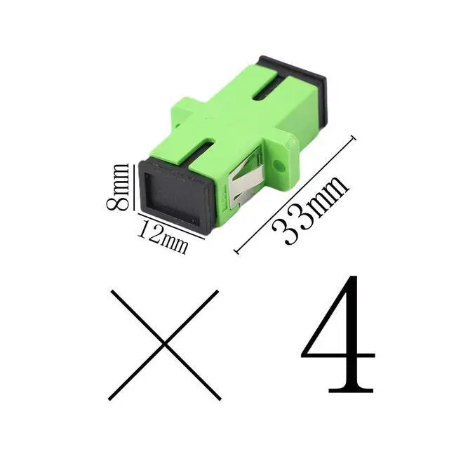 Alt view image 4 of 7 - Fiber Optical Terminal Junction Box4-Port Fiber Panel Box Desktop Place FC LC Adapters for FTTH,FTTO,FTTD