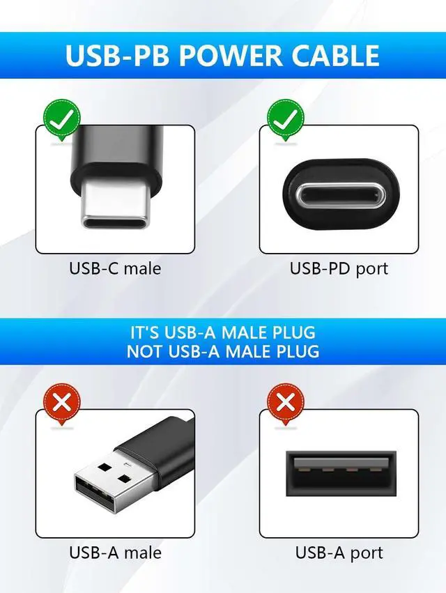 Alt view image 3 of 7 - 4.26FT USB C to DC PD Adapter Cable Universal PD Fast Charger PD Input to DC 12V Output Power Cable with 8 Connector Converter Tips 5V/9V/12V/15V/20V Multi Voltage