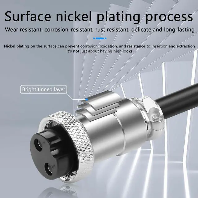 Alt view image 7 of 7 - GX20 Aviation Plug to DC7909 Power Cable 16AWG GX-20 Two Pin Aviation Female Plug to DC7.9MM x 0.9MM Female Plug Power Cable for Portable Charging Stations,Mechanical Equipment,etc