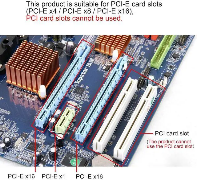 Alt view image 6 of 7 - U.2 to PCIE Expansion CardSFF 8639 to PCIE 3.0 x4 Riser Card,PCI-E 3.0 X4 SATA Adapter,for 2.5" U.2 NVME SSD and 2.5" SATA SSD.