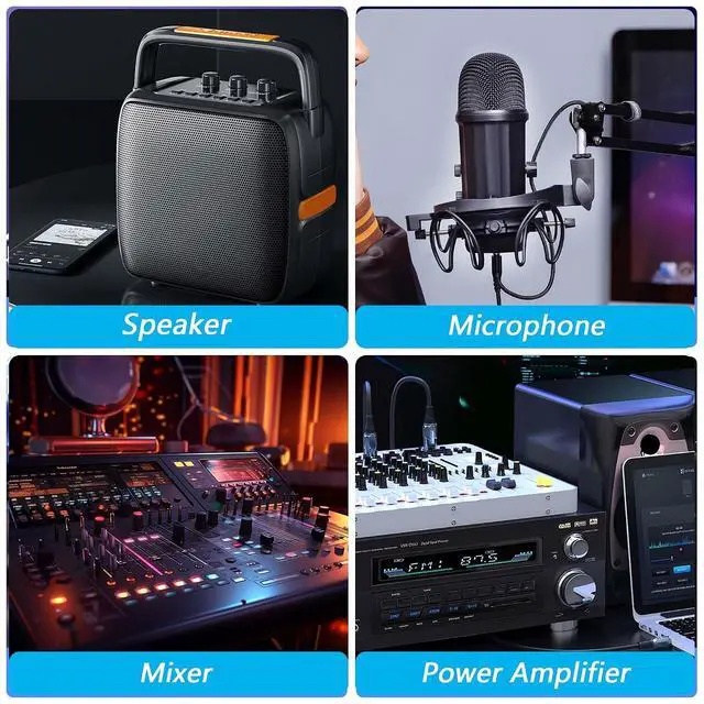Alt view image 6 of 6 - 2 PCS 2-Pole Terminal Cable 2-Pole 2-Pole Screw Fixed Terminal Cable 2-Pin Terminal Audio and Video Connection Cable for Power Amplifiers,Speakers,Mixing Consoles,etc(11.81 Inch) (2 PIN)