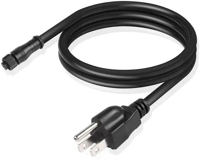 Main image of Outdoor Extension Cord M12 Waterproof Famale Connector to 3 Prong Extension Cable,18AWG,SJTW Heavy Duty Power Cord for Indoor Outdoor, Landscaping, Christmas Trees and Lighting
