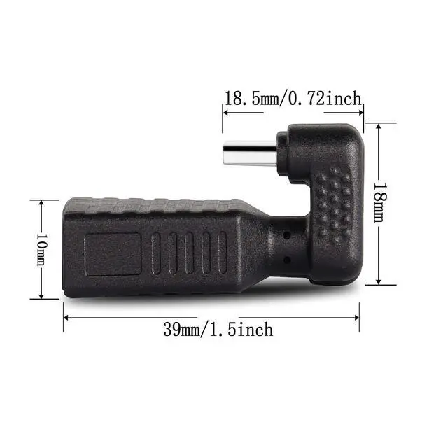 Alt view image 6 of 6 - 2 Pcs USB Type C U Shape Adapter, 180 Degree Type-C Male to USB 3.0 Female OTG Adapter, for Type C Mobile Phone, Tablet Connect USB Flash Drive, Mouse, and Keyboard, etc