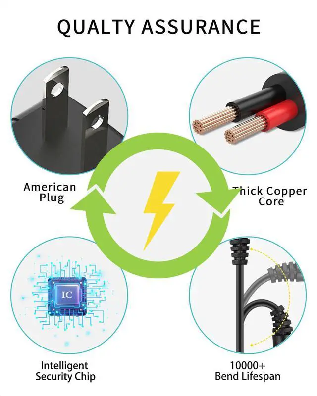 Alt view image 3 of 7 - 12V 2A AC DC Power Adapter Charger Cord for Celestron 18778 Telescope, Compatible with NexStar 4SE 5SE 6SE 8SE 130SLT 127SLT, LCM 114LCM 90LCM, CPC 800 1100 HD (6ft)