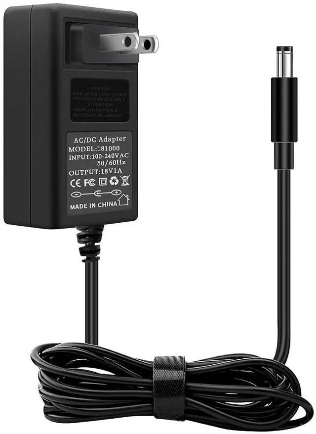 Main image of 18V 1A AC DC Power Supply Adapter, US Wall Charger, DC Plug 5.5x2.1mm & 2.5mm Compatible with for 18volt (0.1A 0.15A 0.2A 0.25A 0.3A 0.4A 0.5A 0.6A 0.7A 0.8A 0.9A) 100mA~1000mA Equipment