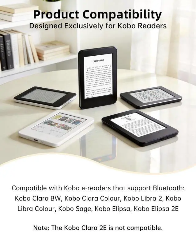Alt view image 5 of 7 - Kobo Ring Page Turner | Bluetooth Remote Control for Kobo e-Readers