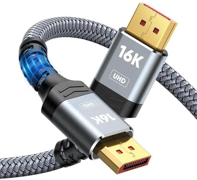 Main image of Displayport Cable 2.1, 16K DP 2.0 Cable 6.6FT