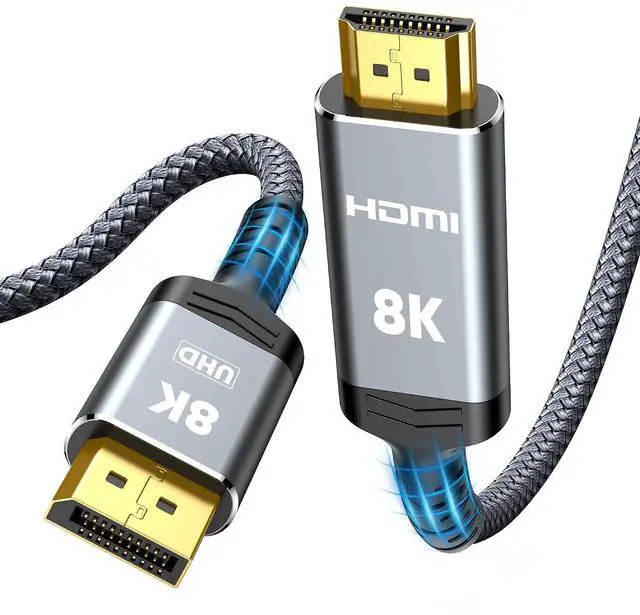 Main image of Active 8K DisplayPort to HDMI 2.1 Cable 5FT, Uni-Directional