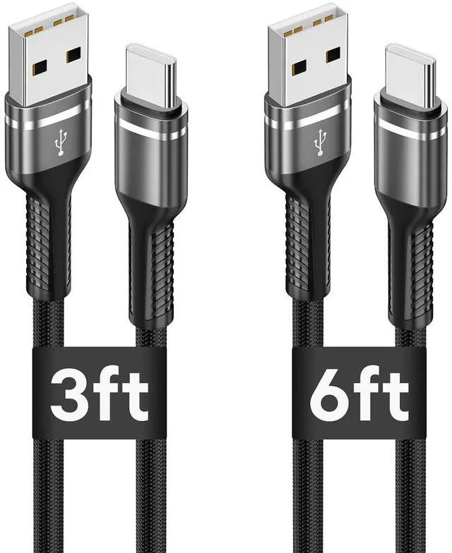 Main image of USB-A to USB-C Cable 3.3ft+6ft Fast Charging Cord for Samsung