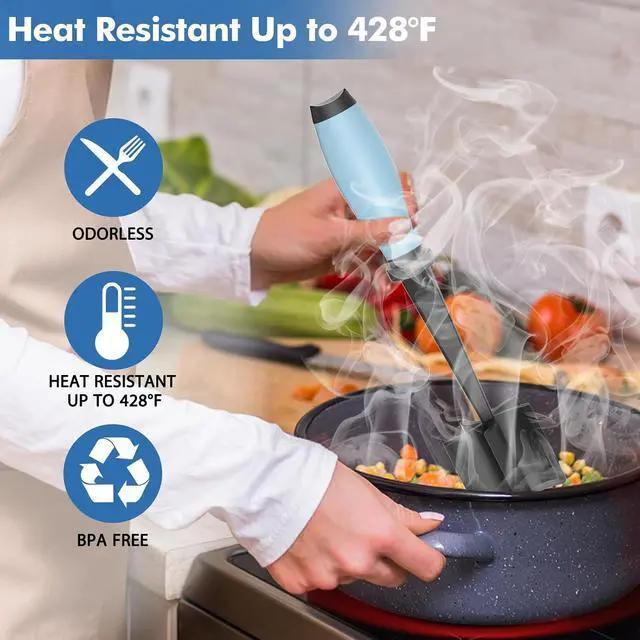 Alt view image 2 of 7 - Upgrade Meat Chopper Hamburger Masher Ground Beef Smasher Utensil Mix Tool
