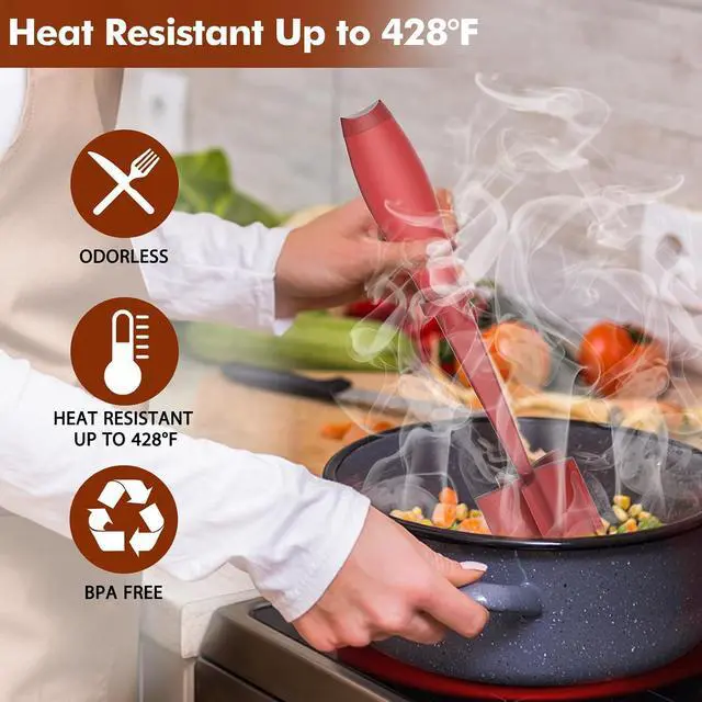 Alt view image 3 of 7 - Upgrade Meat Chopper Hamburger Masher Ground Beef Smasher Utensil Mix Tool
