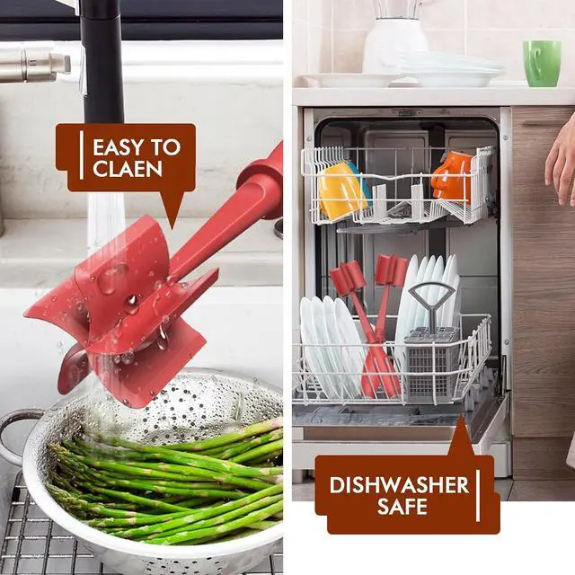 Alt view image 6 of 7 - Upgrade Meat Chopper Hamburger Masher Ground Beef Smasher Utensil Mix Tool