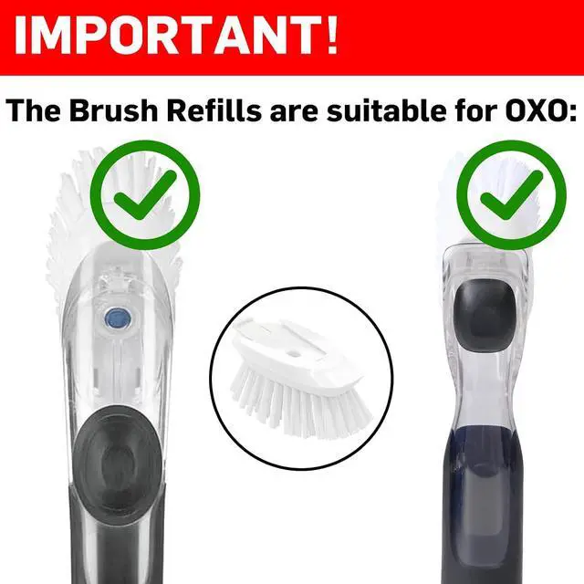 Alt view image 2 of 7 - Brush Refills for OXO Dish Brush