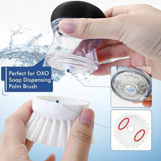 Alt view image 2 of 6 - Palm Brush Refills for OXO Soap Dispensing Dish Brush