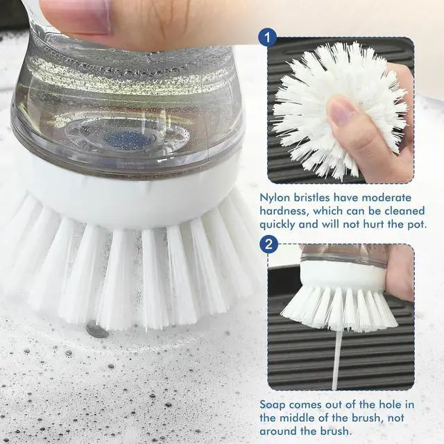 Alt view image 5 of 6 - Palm Brush Refills for OXO Soap Dispensing Dish Brush