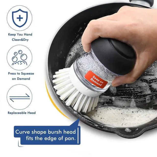 Alt view image 4 of 6 - Palm Brush Refills for OXO Soap Dispensing Dish Brush