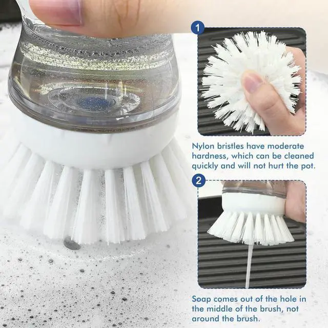 Alt view image 5 of 6 - Palm Brush Refills for OXO Soap Dispensing Dish Brush
