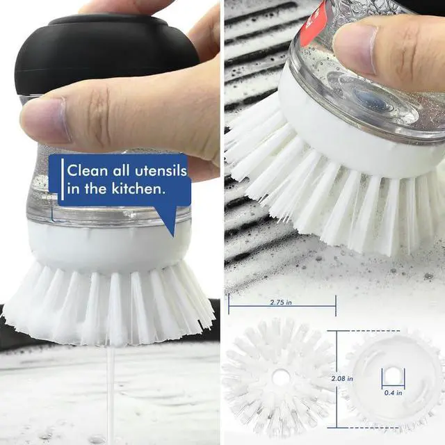 Alt view image 6 of 6 - Palm Brush Refills for OXO Soap Dispensing Dish Brush