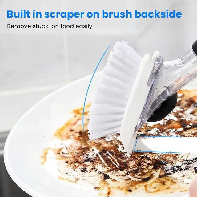 Alt view image 7 of 7 - New Brush Refills for OXO New Soap Dispensing Dish Brush