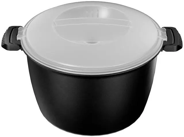Main image of Large Microwave Cookware Steamer 3 Quart Rice Cooker for Cooking