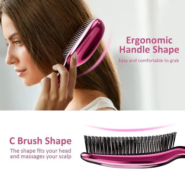 Alt view image 4 of 7 - Detangling Hair Brush Massage Hairbrush for Men & Women