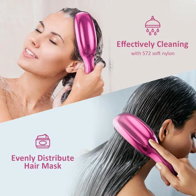 Alt view image 5 of 7 - Detangling Hair Brush Massage Hairbrush for Men & Women