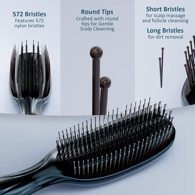 Alt view image 2 of 7 - Detangling Hair Brush Massage Hairbrush for Men & Women