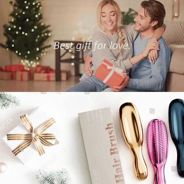 Alt view image 7 of 7 - Detangling Hair Brush Massage Hairbrush for Men & Women