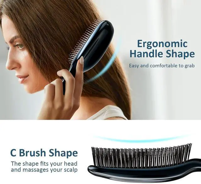 Alt view image 4 of 7 - Detangling Hair Brush Massage Hairbrush for Men & Women