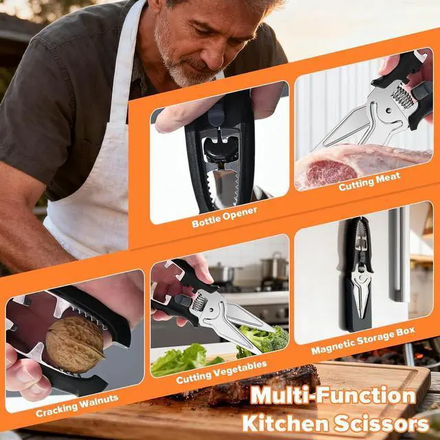 Alt view image 2 of 7 - Kitchen Scissors All Purpose for Food