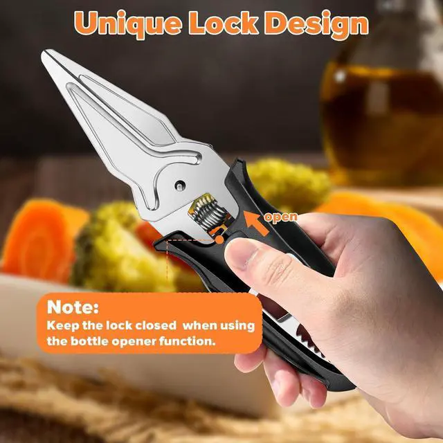 Alt view image 4 of 7 - Kitchen Scissors All Purpose for Food