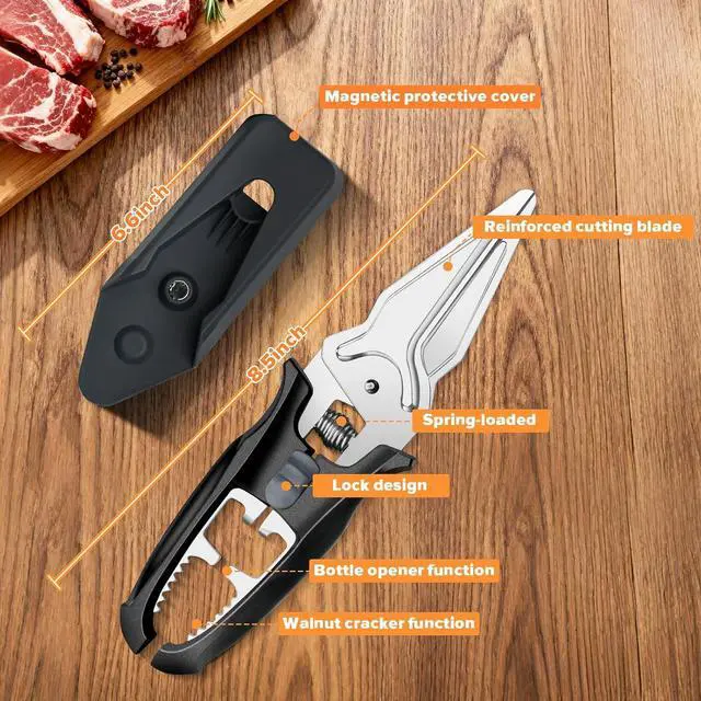Alt view image 7 of 7 - Kitchen Scissors All Purpose for Food