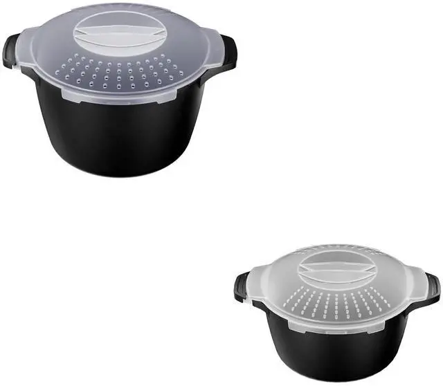Main image of Microwave Cookware Steamer 2QT+1QT