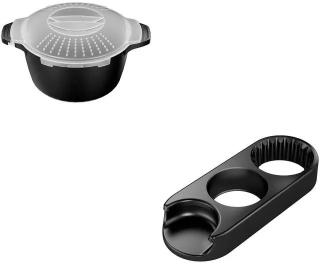 Main image of Microwave Cookware Steamer 1 Quart+AJXX 3-in-1 Multi-Function Bottle Opener