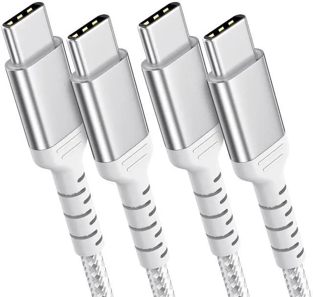 Main image of 3ft USB-C to USB-C Cable for iPhone 16/15 Pro/Max, Braided USB Type C to Type C Fast Charging Cable Compatible with Samsung Galaxy Google Pixel, USBC to USBC Cable 1m
