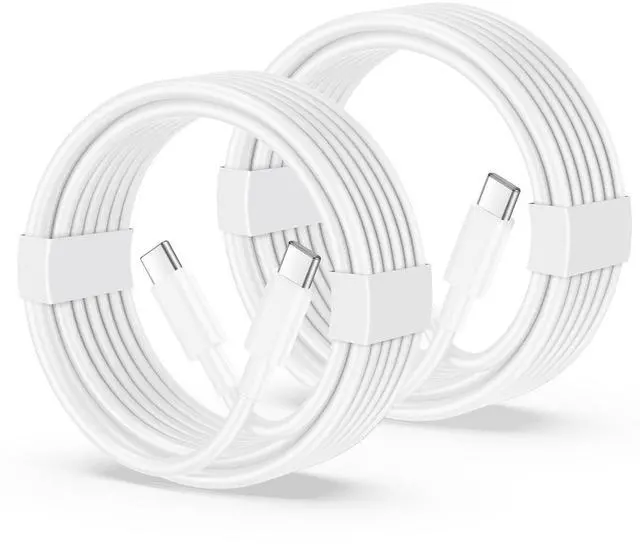 Main image of USB C to USB C Cable, 2Pack 60W Fast Charging for iPhone 17 16 Charger Cord