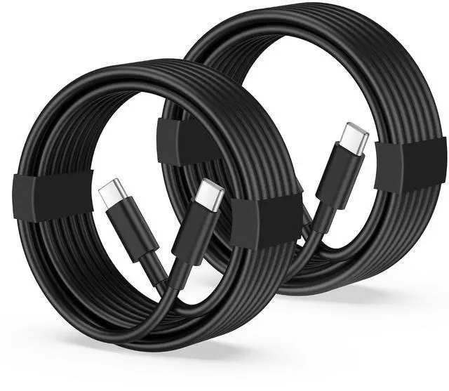 Main image of USB C to USB C Cable, 2Pack 60W Fast Charging for iPhone 17 16 Charger Cord