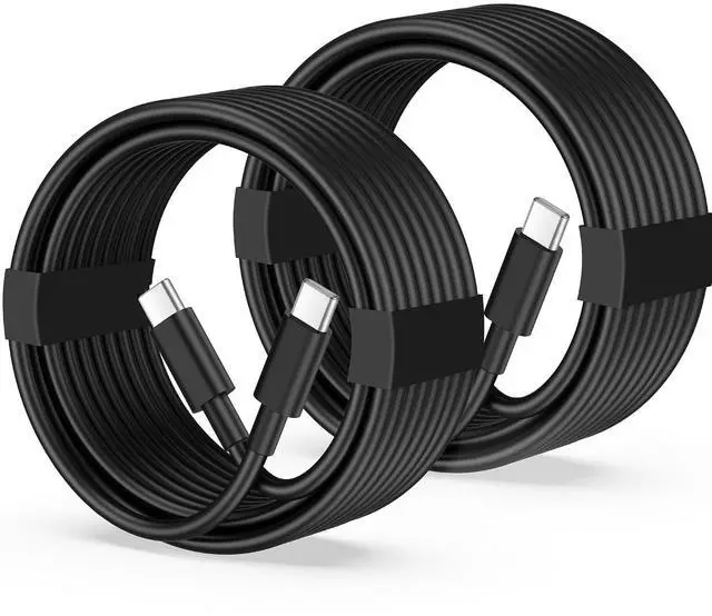 Main image of USB C to USB C Cable, 2Pack 60W Fast Charging for iPhone 17 16 Charger Cord