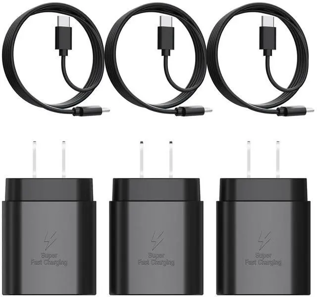 Main image of Type C Charger 25W Type C Super Fast Charging Block USB C Charger Cable
