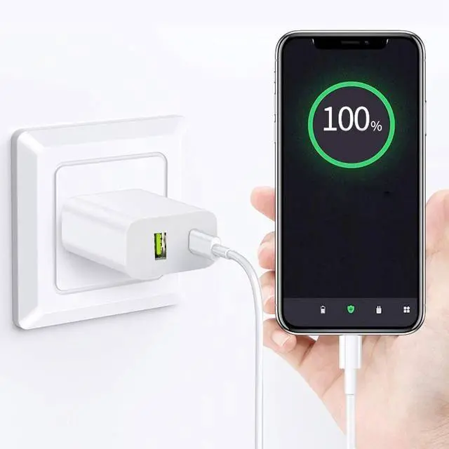 Alt view image 5 of 7 - 3 Pack USB C Charger Block, Dual Port Type C Wall Charger Fast Charging 20W Power Adapter Cube for iPhone 14/14 Pro/14 Pro Max/14 Plus/13/12/11, XS/XR/X, iPad, Samsung, More