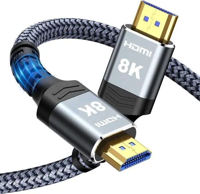 Main image of Long 8K Fiber Optic HDMI Cable 50 FT, 2.1 Unidirectional 48Gbps