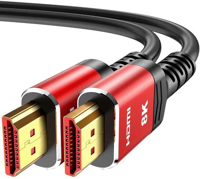 Main image of 8K HDMI Cable 6.6FT, 2.1 High Speed 48Gbps HDMI Braided Cord-Supports (8K 60Hz HDR,Video 4K 2160p 1080p 3D HDCP 2.2 ARC-Compatible with Ethernet 4K Projector Game Monitor ect