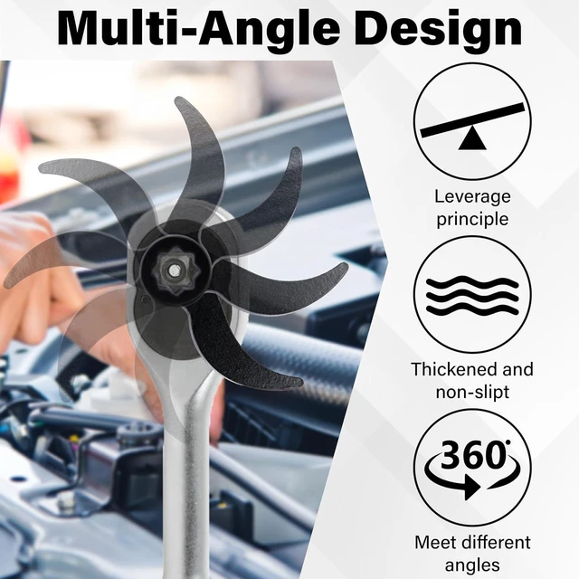 Alt view image 4 of 7 - Fuel Line Disconnect Tool, 3/8 5/16 Inch Metal Fuel Filter Removal Tool