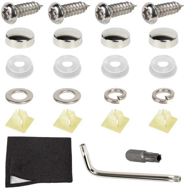 Main image of 300 PCS Car Plastic Trim Rivets Push Clip Fastener, 8mm Fender Clips